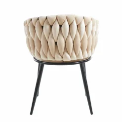 Krzesło Malaya Velvet beżowe