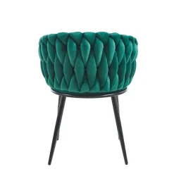 Krzesło Malaya Velvet zielone