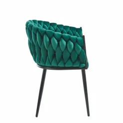 Krzesło Malaya Velvet zielone