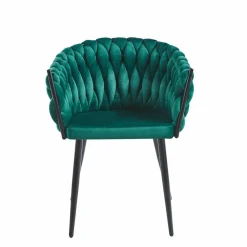 Krzesło Malaya Velvet zielone
