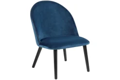 Krzesło Manley VIC navy blue tapicerowane
