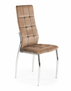 Krzesło Melani beżowe velvet