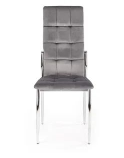 Krzesło Melani szare velvet