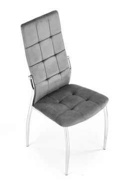 Krzesło Melani szare velvet