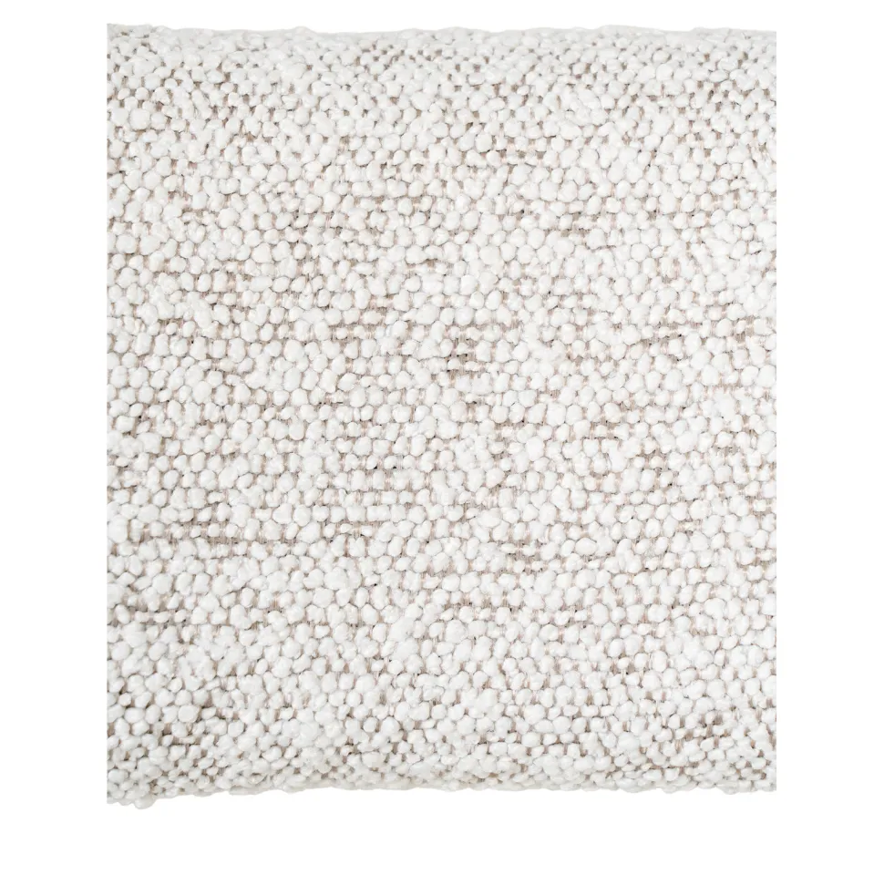 Krzesło Melilla boucle białe/ czarne