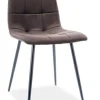 Krzesło Mello Velvet - brązowy Bluvel 48
