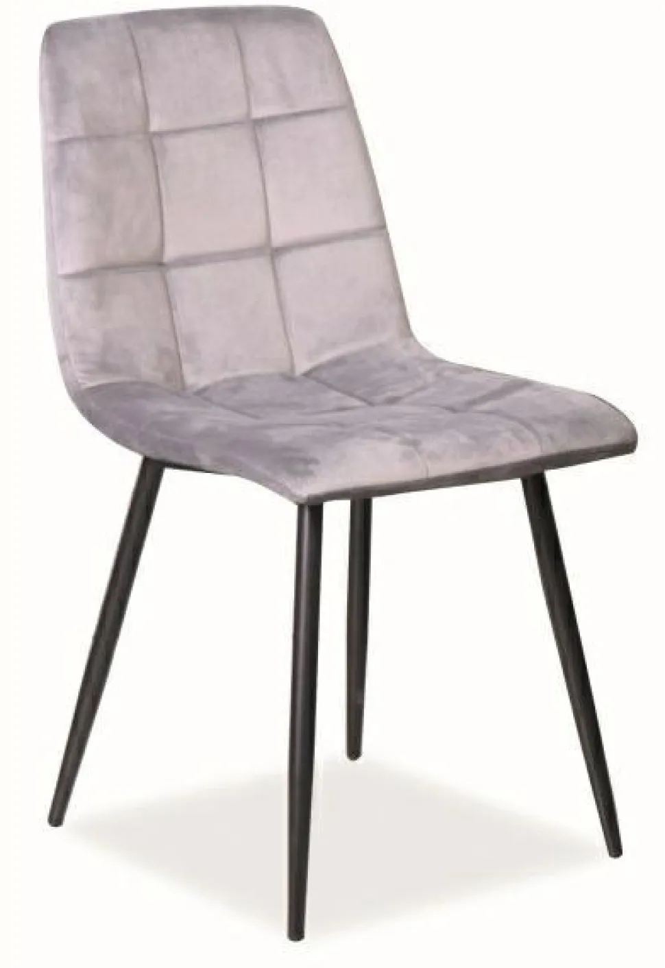 Krzesło Mello Velvet - szary Bluvel 14