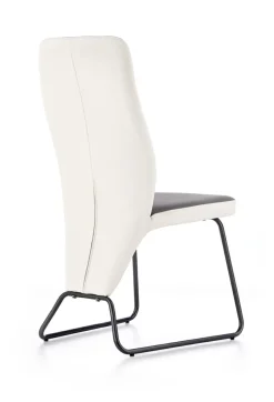 Krzesło Michigan białe/szare jasne