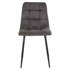 Krzesło Middelfart szare ciemne/ czarne