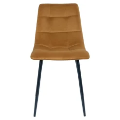 Krzesło Middelfart żółty VIC/ czarne