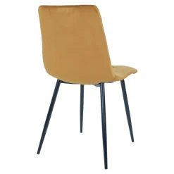 Krzesło Middelfart żółty VIC/ czarne