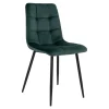 Krzesło Middelfart zielony ciemny VIC/  czarne