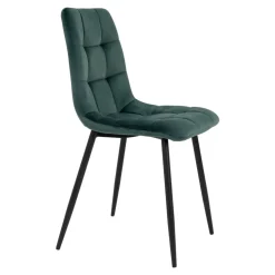 Krzesło Middelfart zielony ciemny VIC/ czarne
