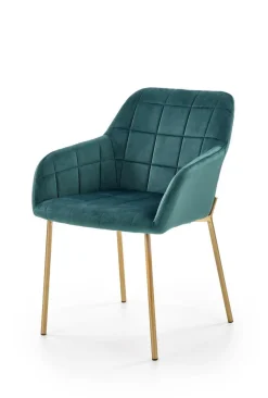 Krzesło Minnesota zielone/złote