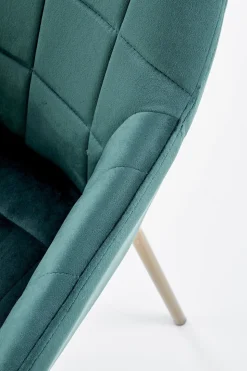 Krzesło Minnesota zielone/złote