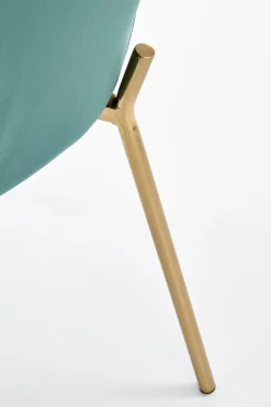 Krzesło Minnesota zielone/złote