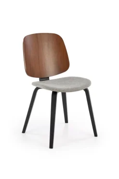 Krzesło Mireyla orzechowy/popielaty