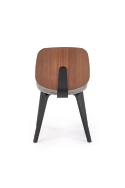 Krzesło Mireyla orzechowy/popielaty