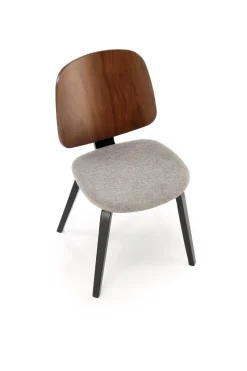 Krzesło Mireyla orzechowy/popielaty