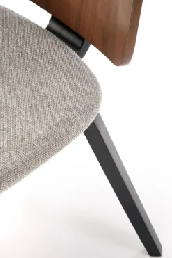 Krzesło Mireyla orzechowy/popielaty