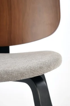 Krzesło Mireyla orzechowy/popielaty