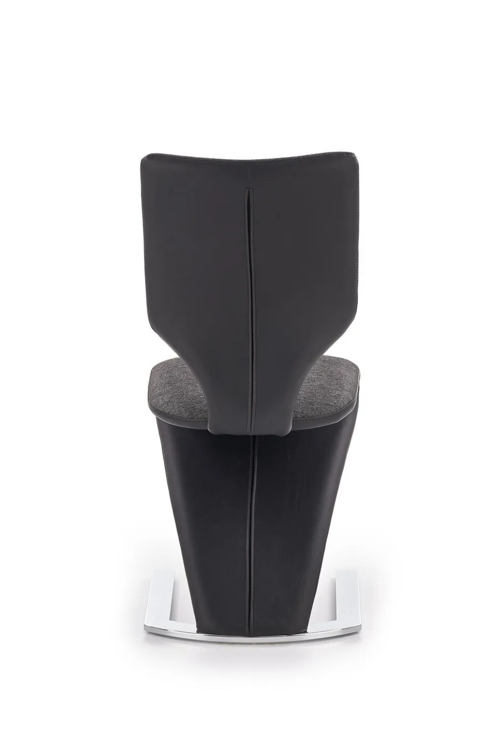 Krzesło Missisipi czarne/szare/chrom