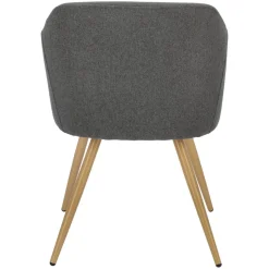 Krzesło Molto szare ciemne tapicerowane
