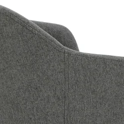 Krzesło Molto szare ciemne tapicerowane