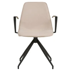 Krzesło Monaco Arm obrotowe beżowe/  czarne