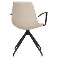 Krzesło Monaco Arm obrotowe beżowe/  czarne