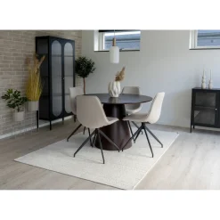 Krzesło Monaco obrotowe beżowe/ czarne