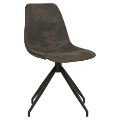 Krzesło Monaco obrotowe szare vintage/ czarne