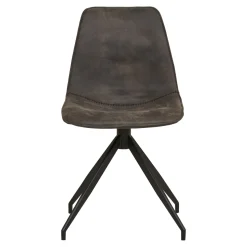 Krzesło Monaco obrotowe szare vintage/  czarne