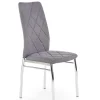 Krzesło Montana szare jasne/chrom