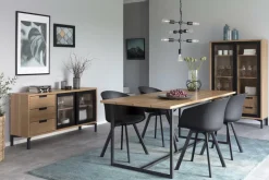 Krzesło Moon czarny/ szary