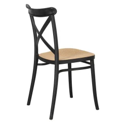 Krzesło Moreno czarne z tworzywa