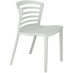 Krzesło Muna białe z tworzywa