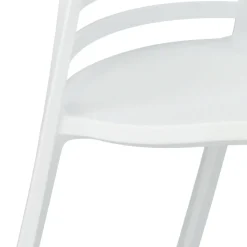Krzesło Muna białe z tworzywa