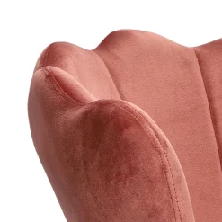 Krzesło muszelka Florencja VIC różowe