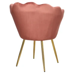 Krzesło muszelka Florencja VIC różowe