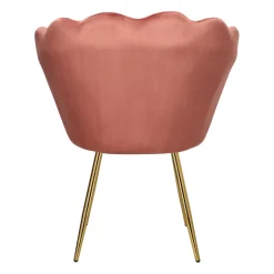 Krzesło muszelka Florencja VIC różowe
