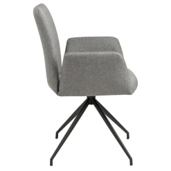 Krzesło Naya light grey tapicerowane