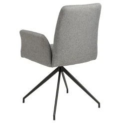 Krzesło Naya light grey tapicerowane