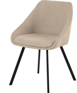 Krzesło Nils beżowy ciemny/czarny