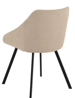 Krzesło Nils beżowy ciemny/czarny