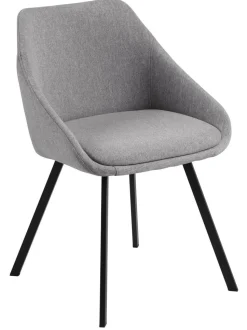 Krzesło Nils szary jasny/czarny