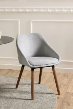 Krzesło Nils szary jasny/naturalny