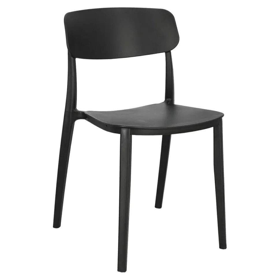Krzesło Nopie black z tworzywa