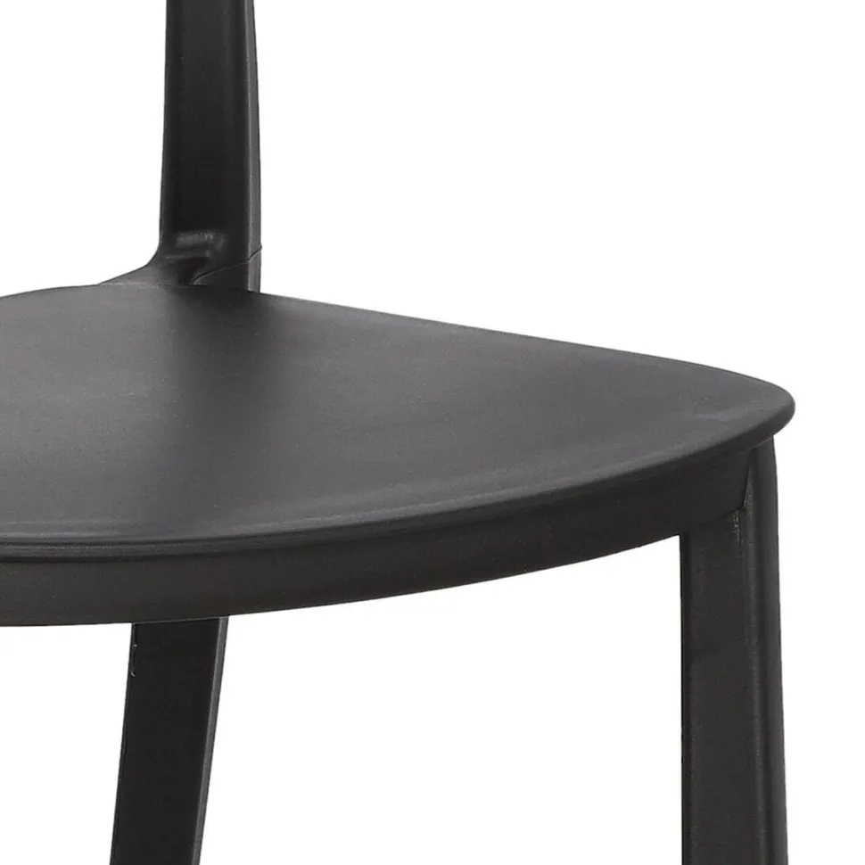 Krzesło Nopie black z tworzywa