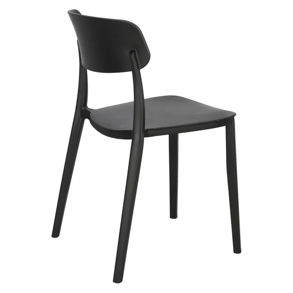 Krzesło Nopie black z tworzywa